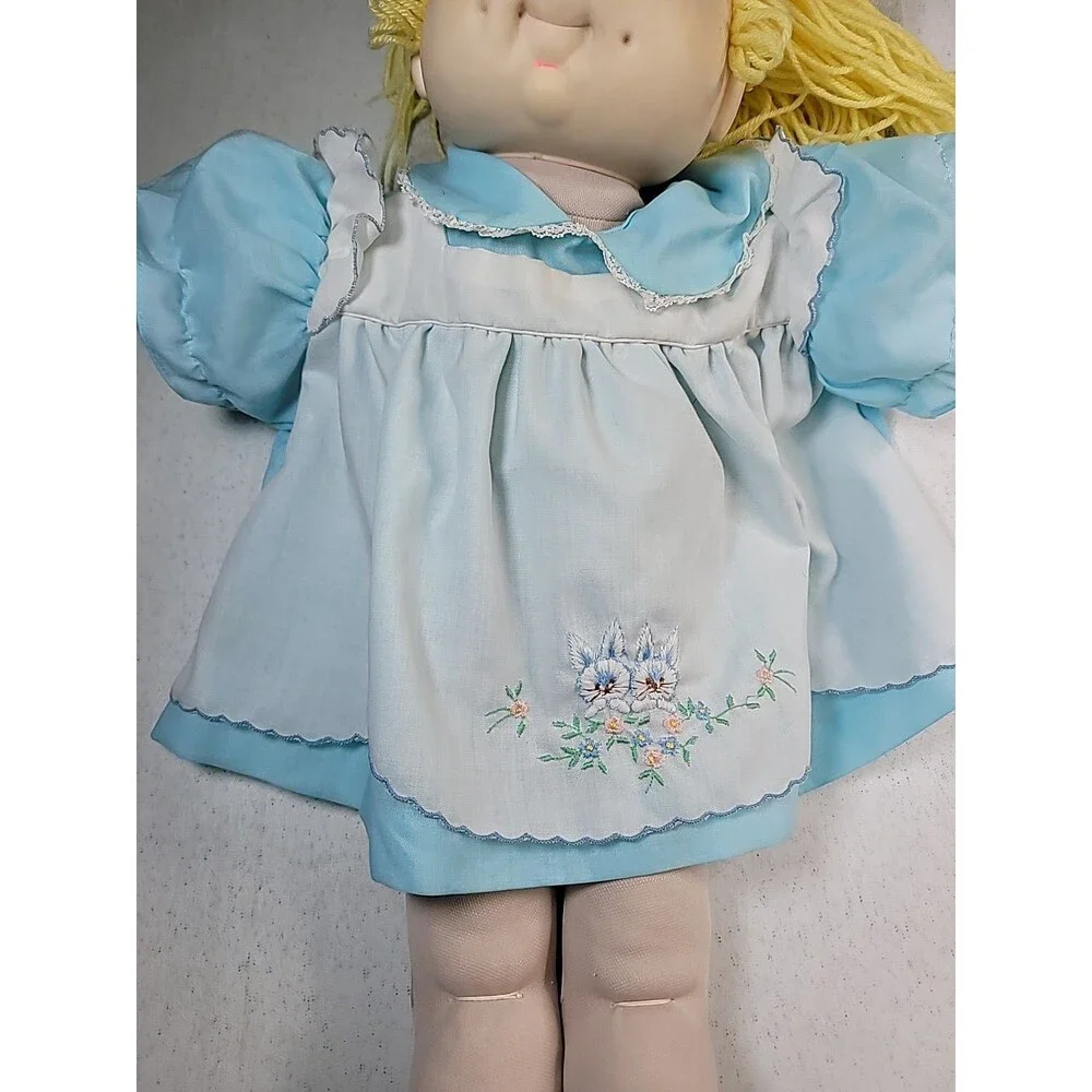 Vintage Nelson Doll Baby Toothie Doll  1984 In Vintage Dress 17
